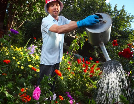 Customer complaint being reviewed by a landscaping contractor